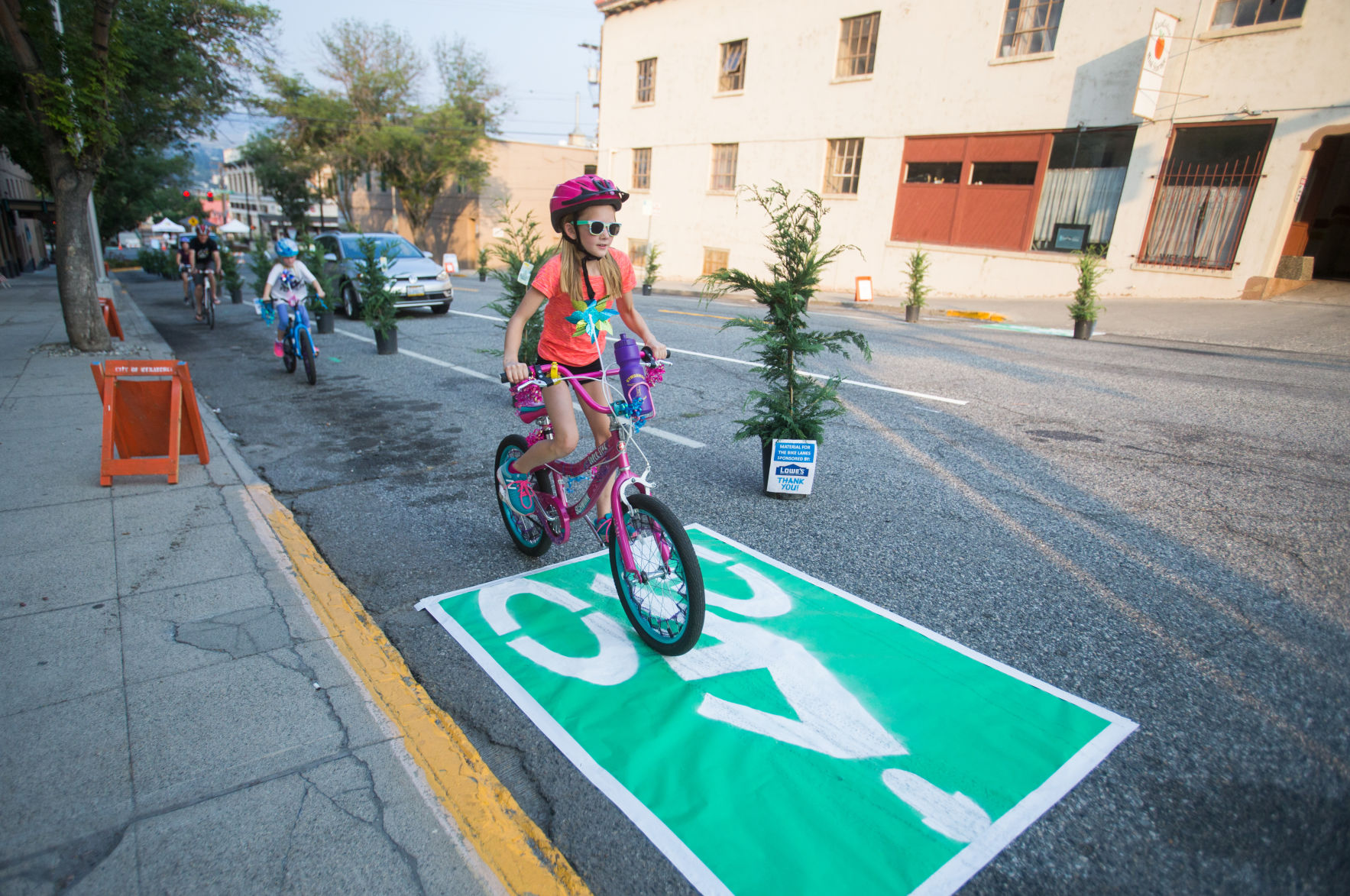 Wenatchee bike lane